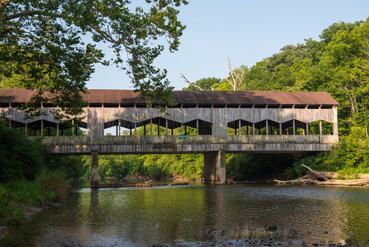 35-83-E - Corwin M. Nixon Covered Bridge in Warren County, Ohio