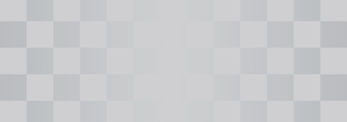 銀色の市松模様の和風バナー背景　横長　シルバー