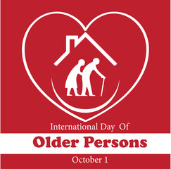 Respect and Celebrate: International Day for the Elderly Vector