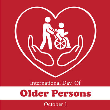 Respect And Celebrate: International Day For The Elderly Vector