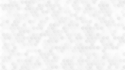 White and gray mosaic decorative texture - vector seamless abstract background. Simple unusual design. White abstract background with hexagons. Geometric backdrop.