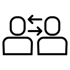 Human resource management icon