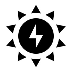 Solar energy icon