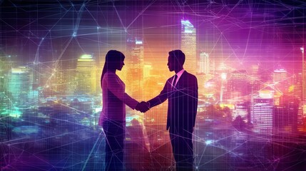 Two People Shaking Hands, Representing an Increasingly Interconnected World