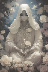 Serenity Amongst the Stars The Ethereal Seraphic Presence Generative AI




