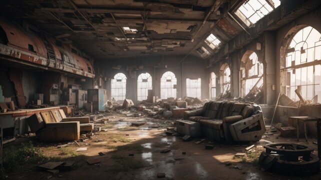 old abandoned factory