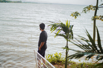 Person on the beach