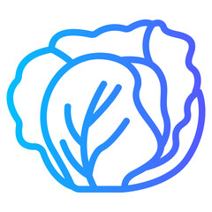 cabbage gradient icon