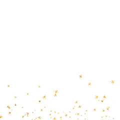 Gold glitter texture star planet illustration