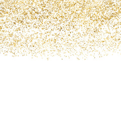 Gold glitter texture star planet illustration