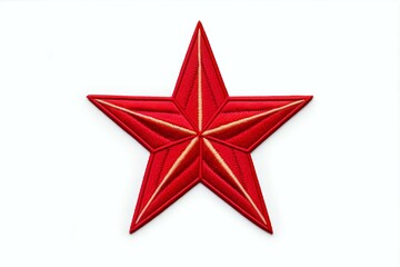 Red Star Embroidery: Stitched Perfection, Generative AI