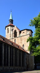 Fototapeta na wymiar Historical Church in the Old Town of Braunschweig, Saxony - Anhalt