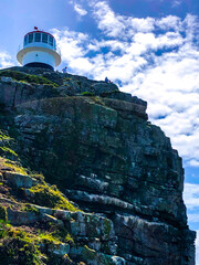 lighthouse on the rocks