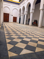 courtyard of the mosque andalusia country