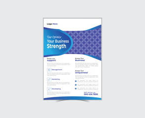 Creative business flyer templet design.