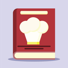 Recipe book icon. Subtable to place on kitchen, kitchenware, etc.