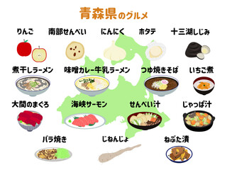 青森県の食べ物、名物、名産