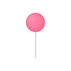 3d Realistic Lollipop vector illustration.