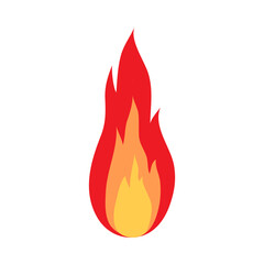 Fire icon vector set. Flame illustration sign collection. Burn symbol. Hot logo.