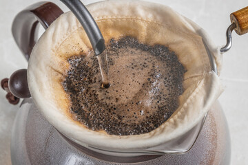 ネルドリップコーヒー　 coffee with authentic flannel drip