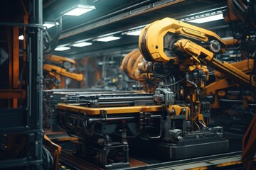 Smart factory solutions, boosting efficiency and productivity in industry 4.0, artificial intelligence in automotive design, revolution in vehicle technology, innovative high-tech, Generative AI.