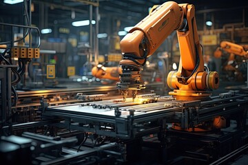 Smart factory solutions, boosting efficiency and productivity in industry 4.0, artificial intelligence in automotive design, revolution in vehicle technology, innovative high-tech, Generative AI.