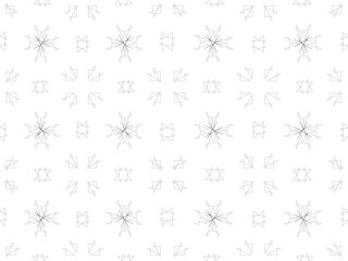 seamless pattern with snowflakes