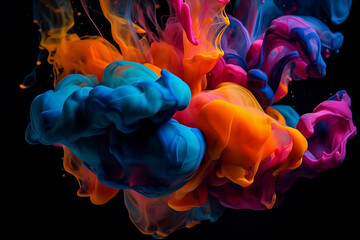 Bright colored abstract background.