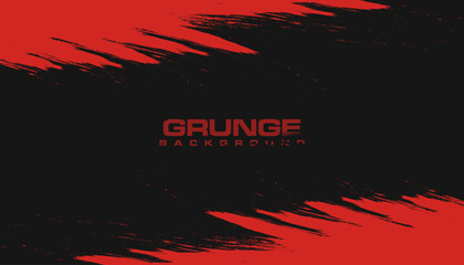 Red and Black Grunge frame background