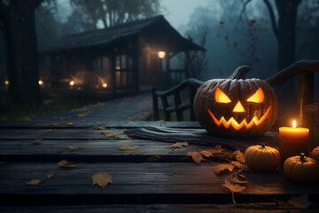Halloween Haunt: A Spooky Scene