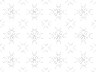 seamless pattern with snowflakes