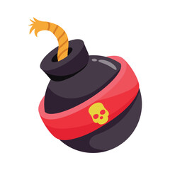 Fototapeta premium Bomb vector colorful stickers Icon Design illustration. EPS 10 File