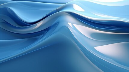 Obraz premium Abstract background with waves. Generative AI
