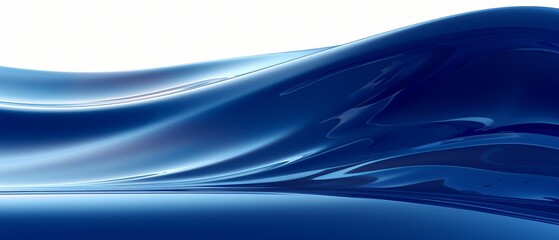 Abstract background with waves. Generative AI