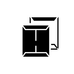 envelope glyph icon