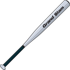 シルバー金属バット