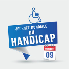 journée mondiale du handicap le 9 octobre