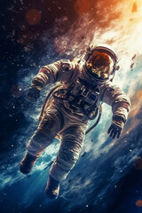 Fototapeta premium Astronaut - Elements of this Image.