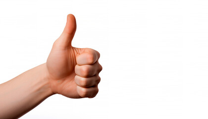 Hand sign - thumbs up