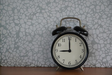 alarm clock against grey background - 651463212