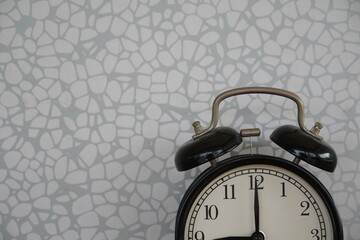 alarm clock against grey background - 651463245