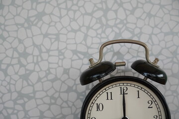 alarm clock against grey background - 651463270