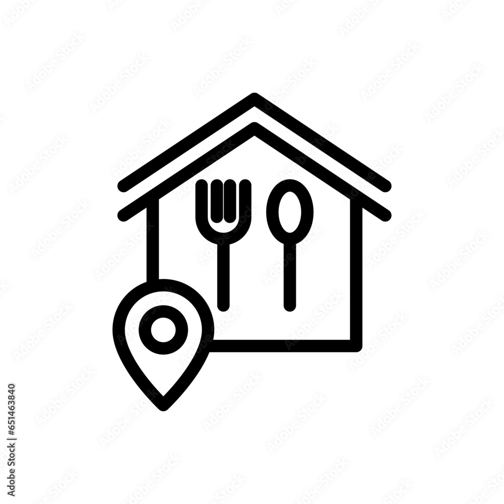 Poster healthy food icon design. vector symbols in trendy and modern line style on white background suitabl