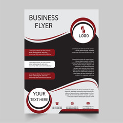 Free vector corporate business flyer template
