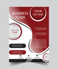 Free vector corporate business flyer template
