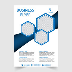 Free vector corporate business flyer template

