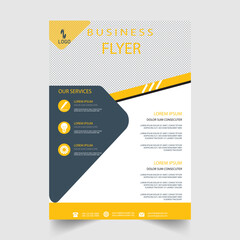 Free vector corporate business flyer template
