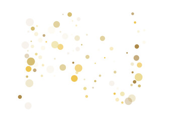 Gold glitter confetti, great design for any purpose. Party decor.