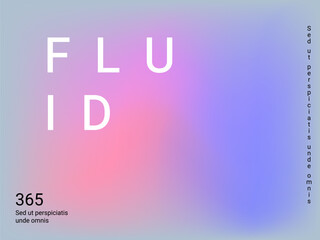 Liquid on colorful background. Bright mesh blurred pattern in pink, blue, green tones.