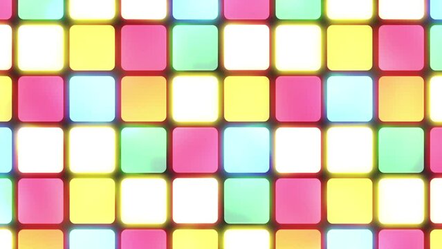 ステージ照明、派手なブロックライト、動画用の背景テンプレート